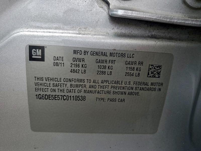 2012 CADILLAC CTS LUXURY #3304423586