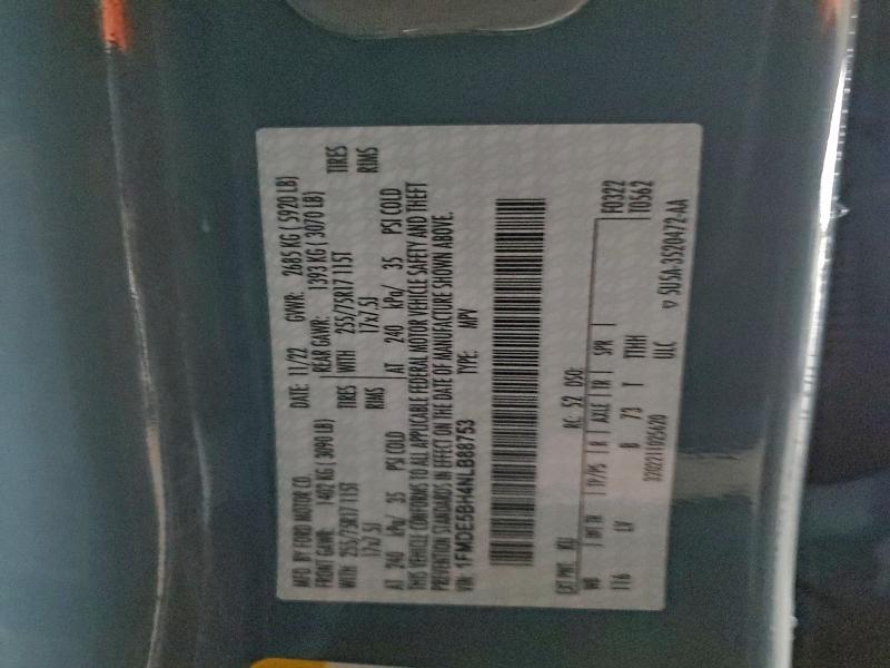 2022 FORD BRONCO BAS #3303867691