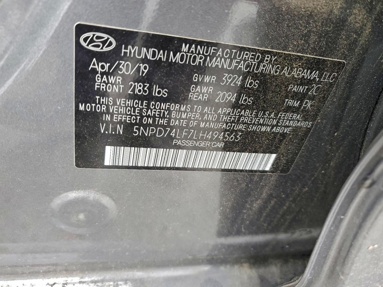 HYUNDAI ELANTRA SE