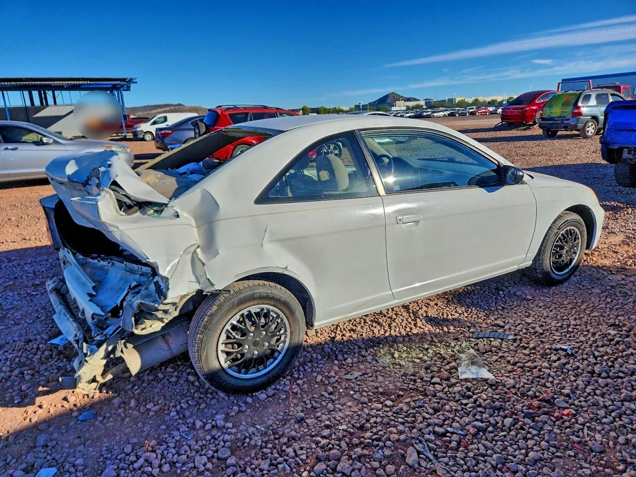 Lot #3316842719 2002 HONDA CIVIC LX