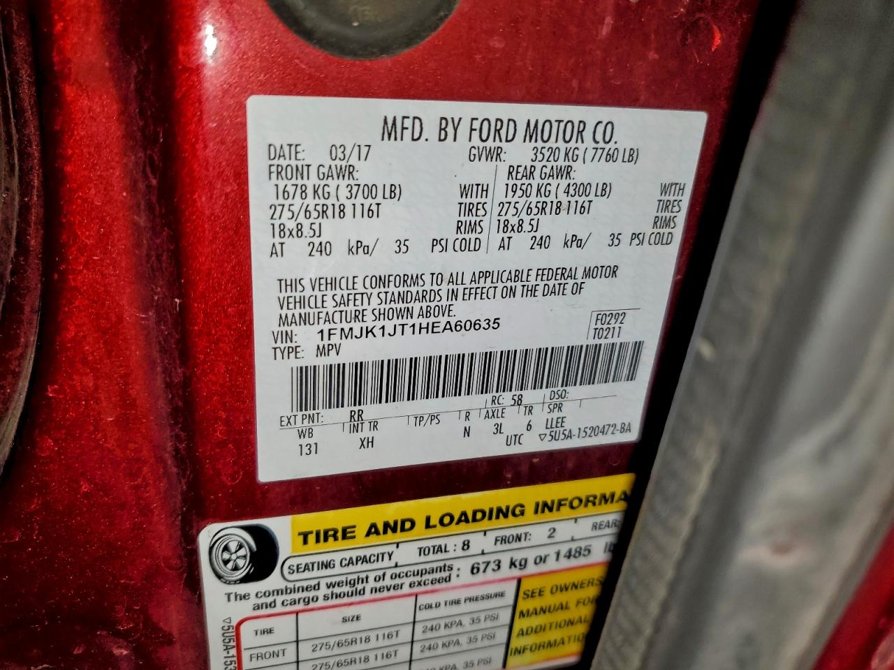 FORD EXPEDITION EL XLT