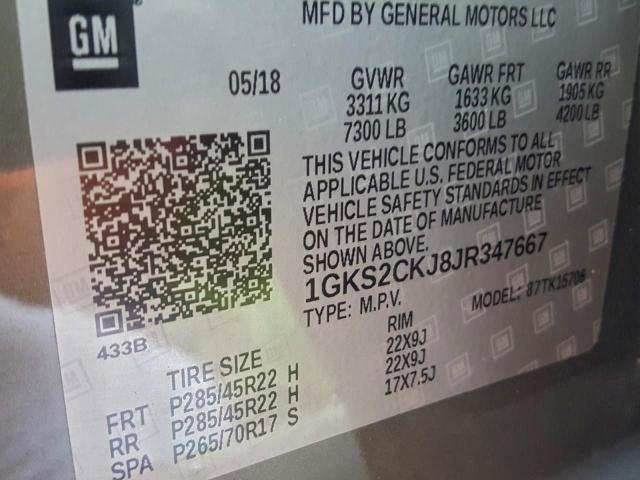 2018 GMC YUKON DENA #3301954415