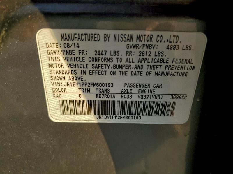 2015 INFINITI Q70L 3.7 #3312642229