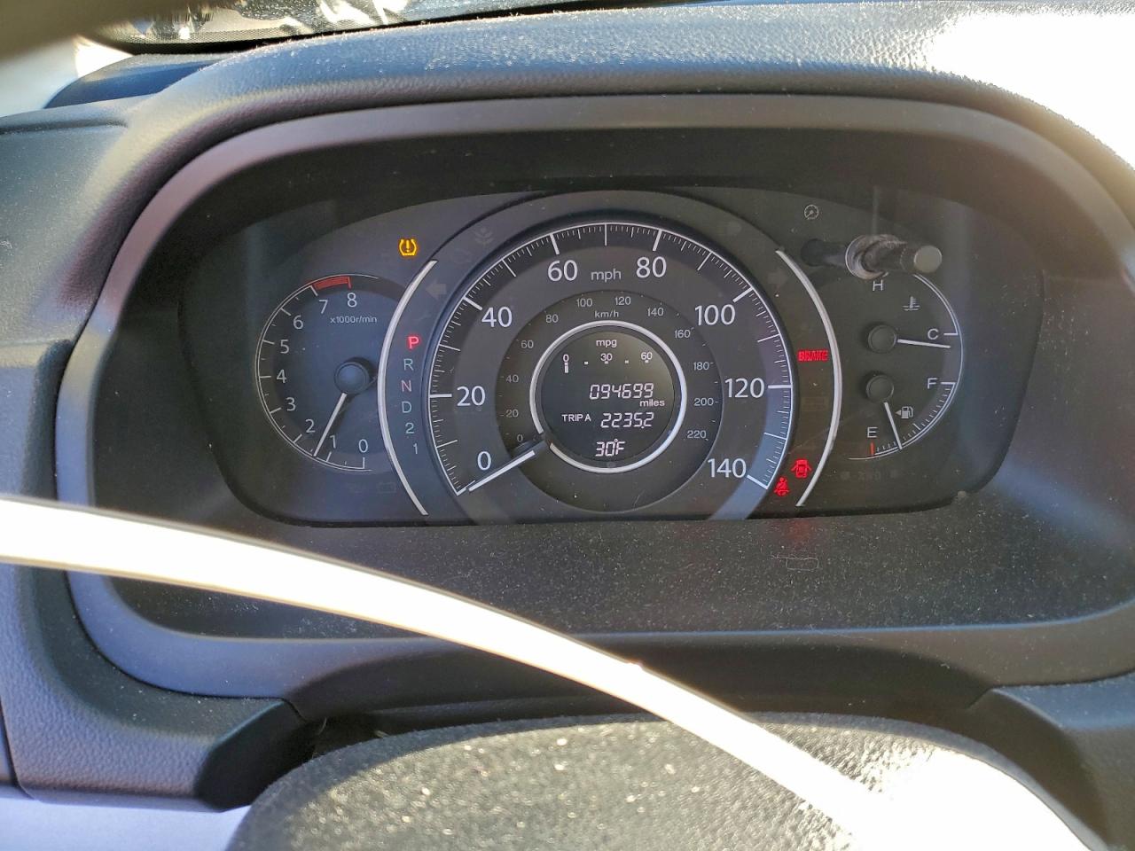 Lot #3305324314 2014 HONDA CR-V LX