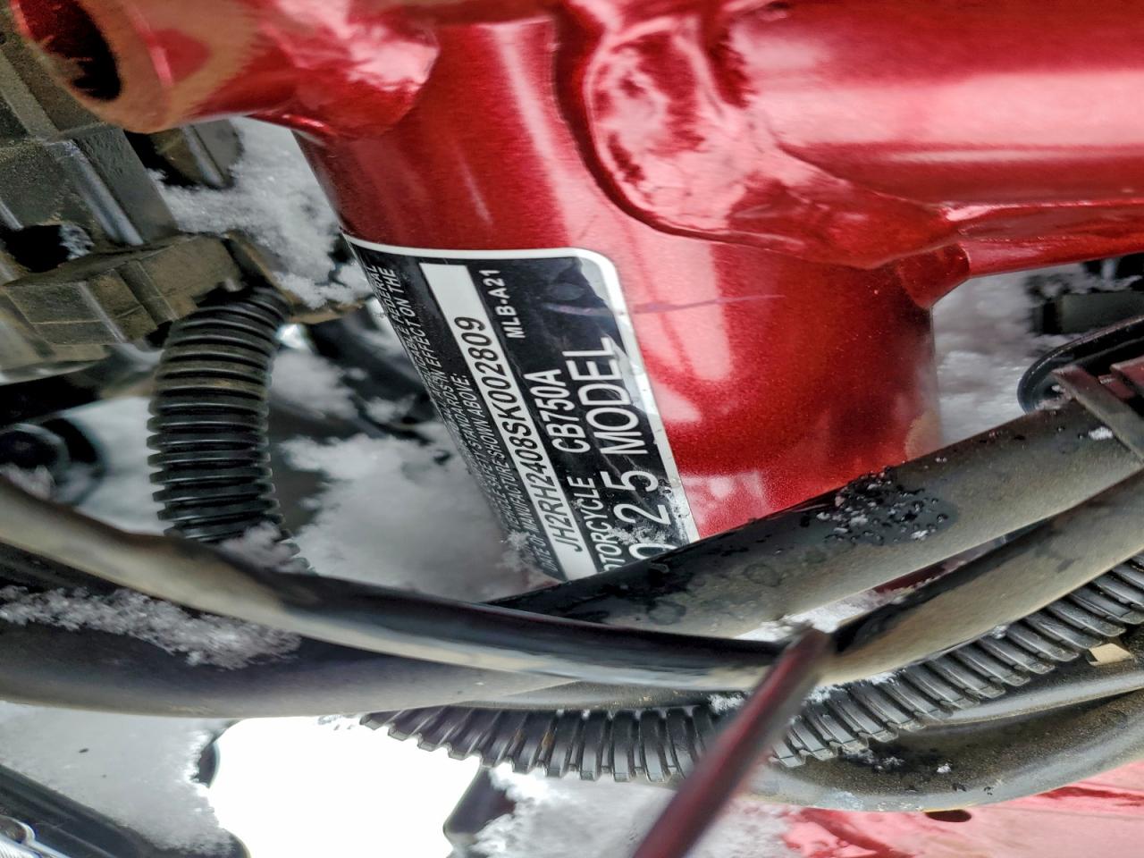 Lot #3308745060 2025 HONDA CB750 A