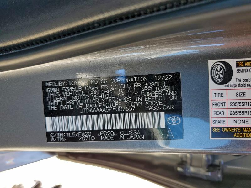 2023 TOYOTA MIRAI XLE #3304503448