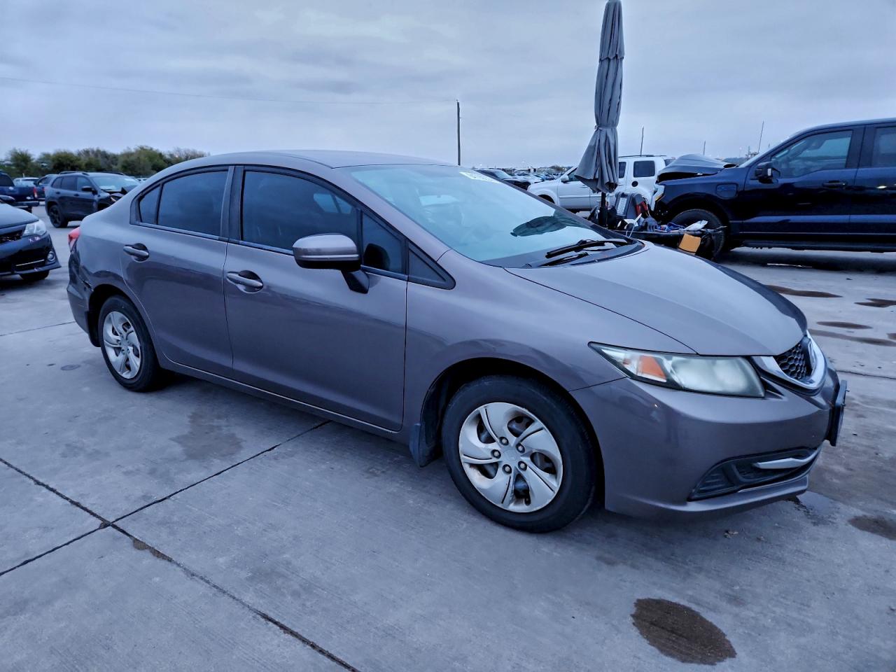 Lot #3307718707 2014 HONDA CIVIC LX