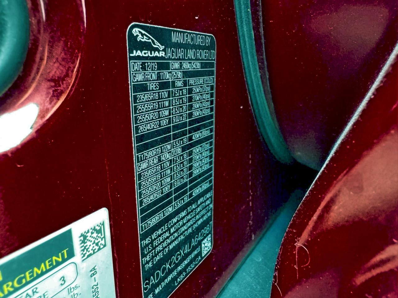 JAGUAR F-PACE PRESTIGE