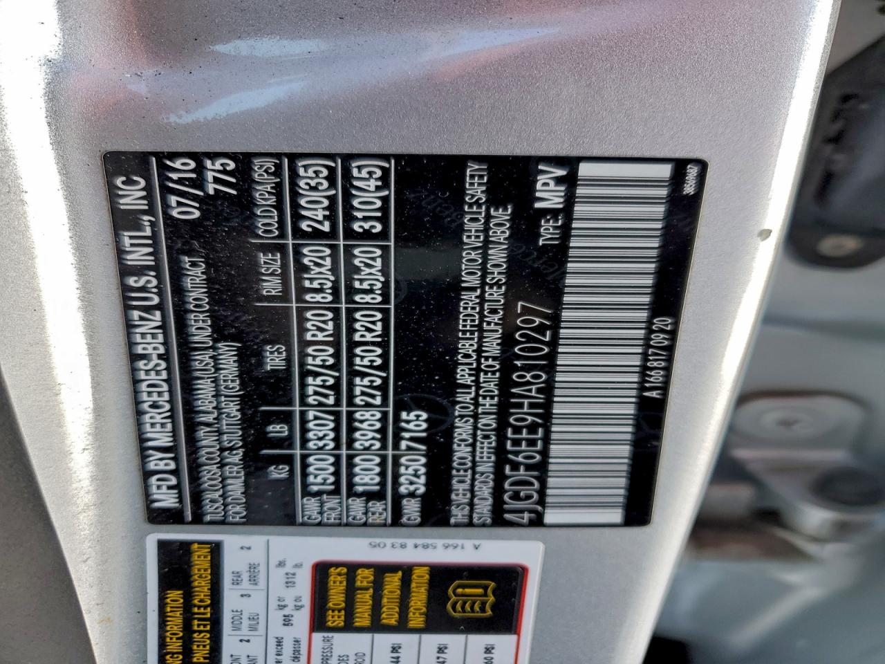 MERCEDES-BENZ GLS-CLASS 450 4MATIC