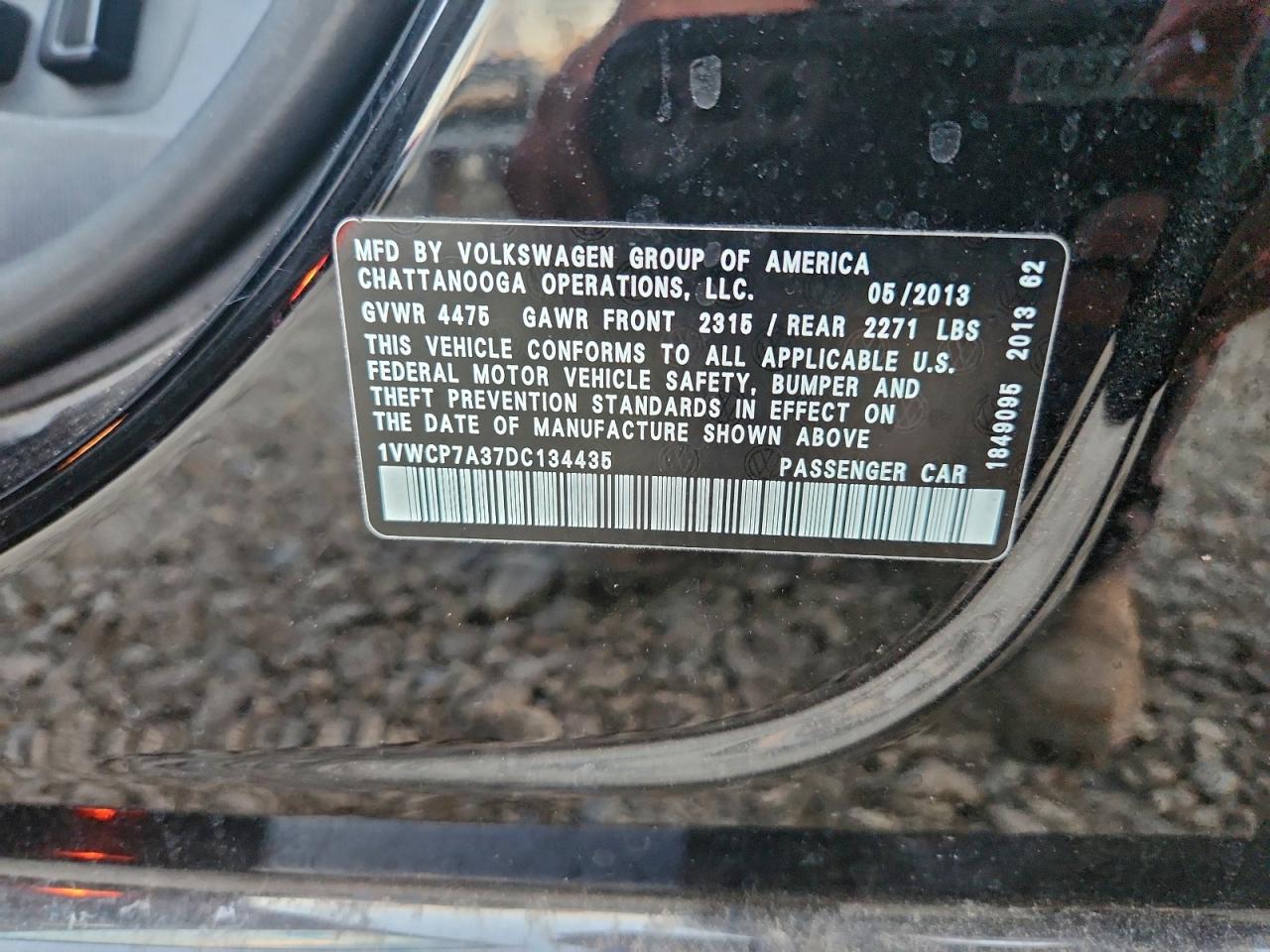 VOLKSWAGEN PASSAT SEL