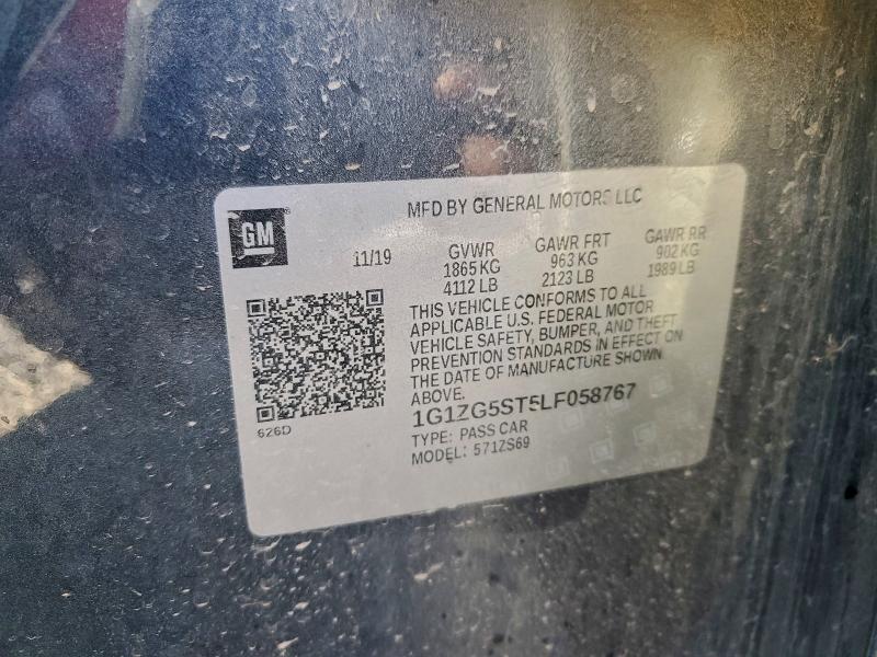 2020 CHEVROLET MALIBU RS #3304003661