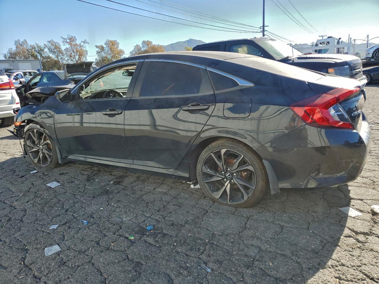 Lot #3318856031 2020 HONDA CIVIC SPOR