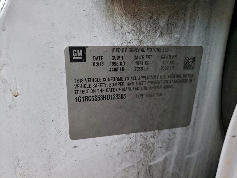 2017 CHEVROLET VOLT LT #3303707546