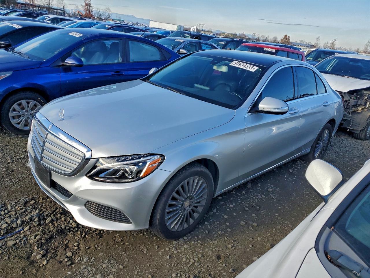 Lot #3310380967 2015 MERCEDES-BENZ C 300 4MAT