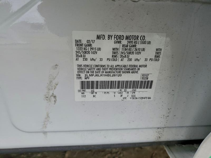 2017 LINCOLN MKX RESERV #3312579171