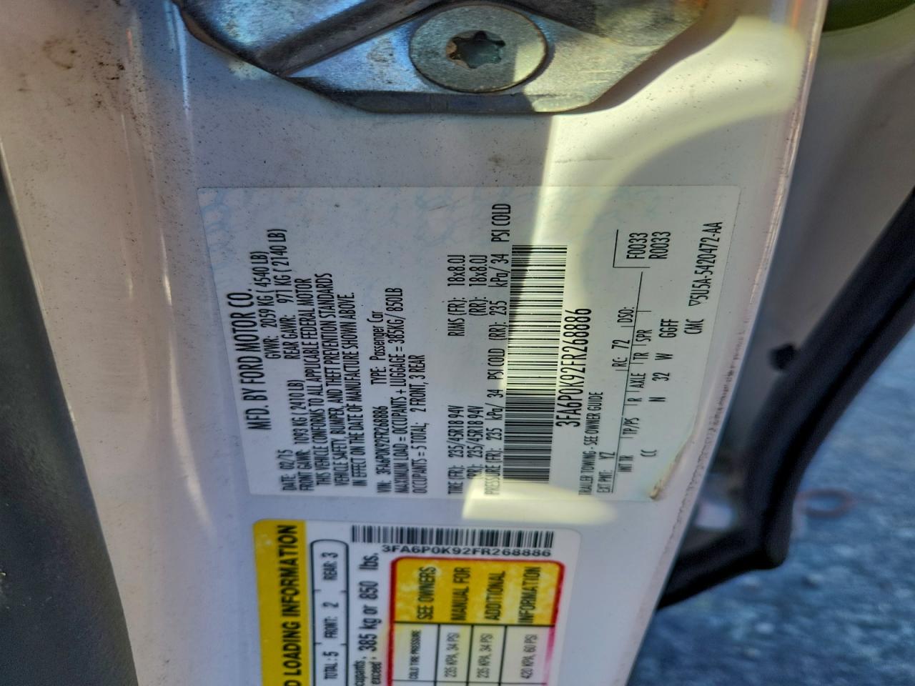 FORD FUSION TITANIUM