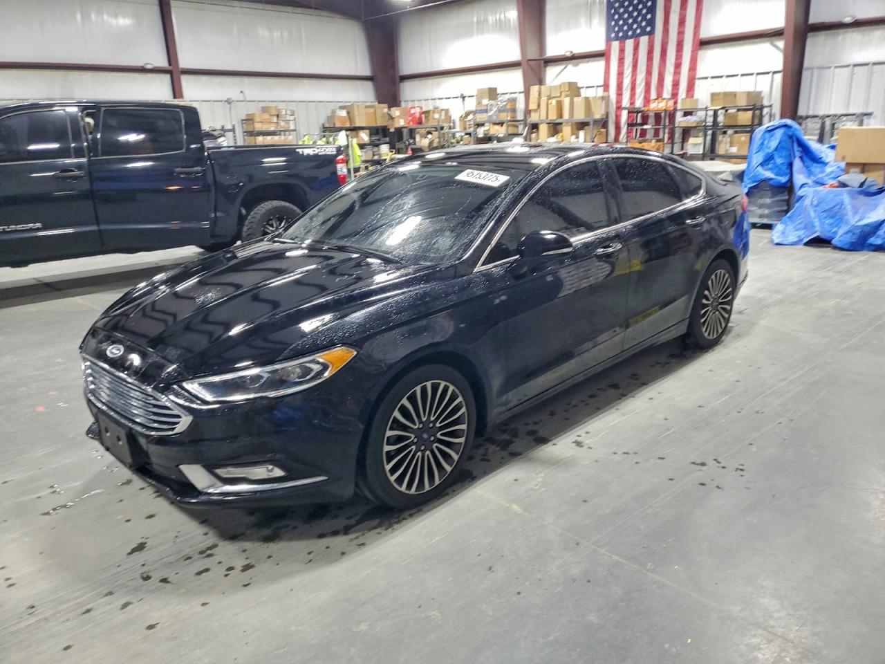 Lot #3302726026 2018 FORD FUSION TIT