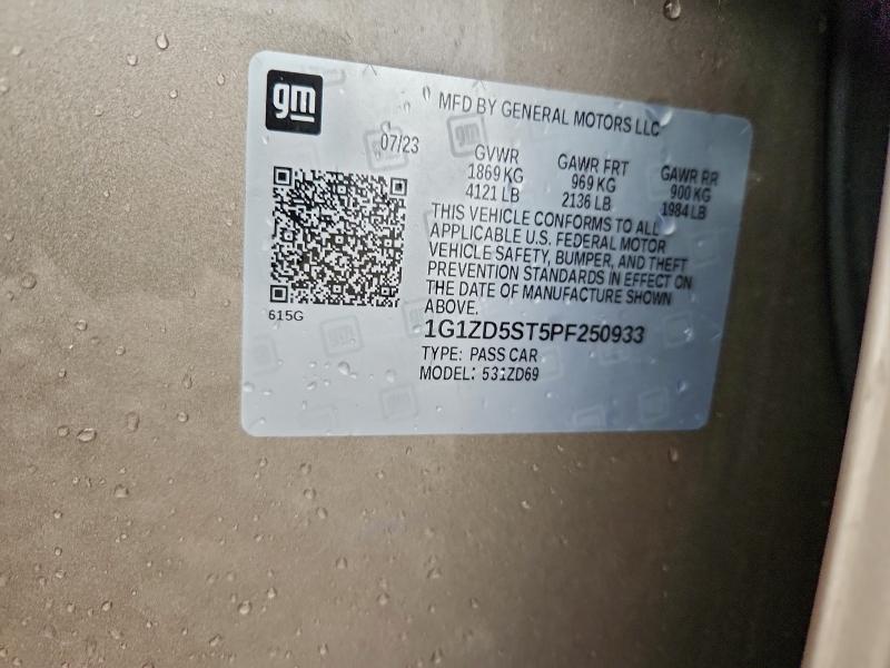 2023 CHEVROLET MALIBU LT #3303570934