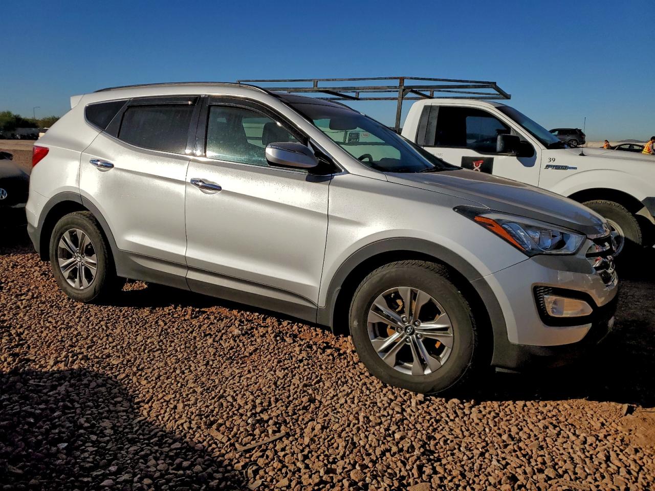 Lot #3310611289 2014 HYUNDAI SANTA FE S