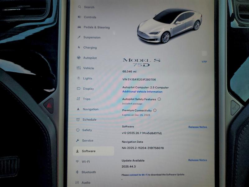 2018 TESLA MODEL S #3303908703