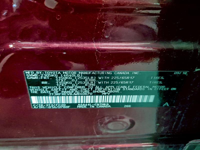 2018 TOYOTA RAV4 ADVEN #3318077375