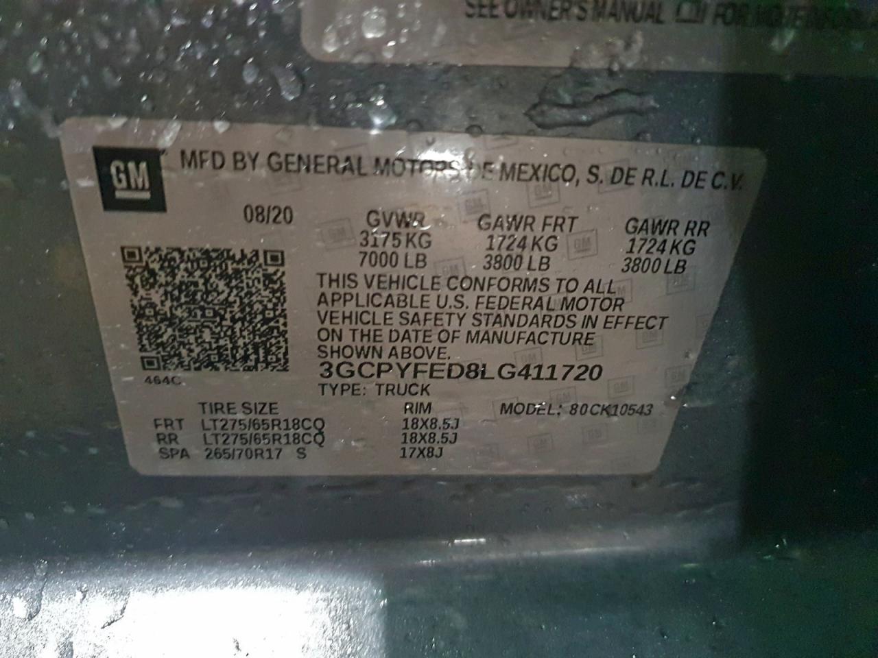 CHEVROLET SILVERADO K1500 LT TRAIL BOSS