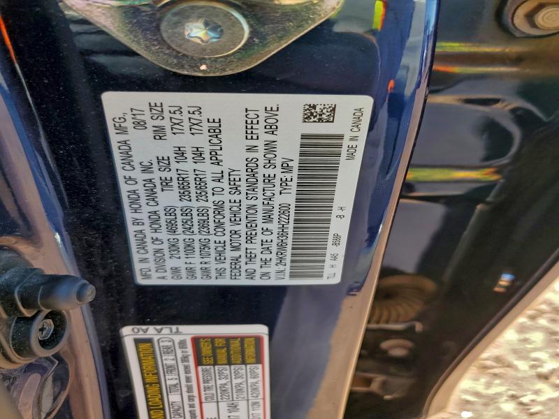 2017 HONDA CR-V LX #3302013067