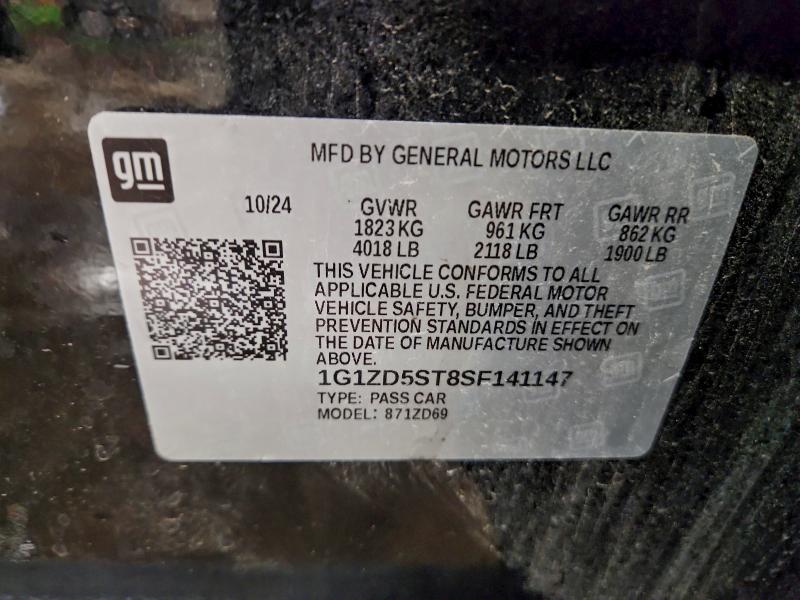 2025 CHEVROLET MALIBU LT #3318892917