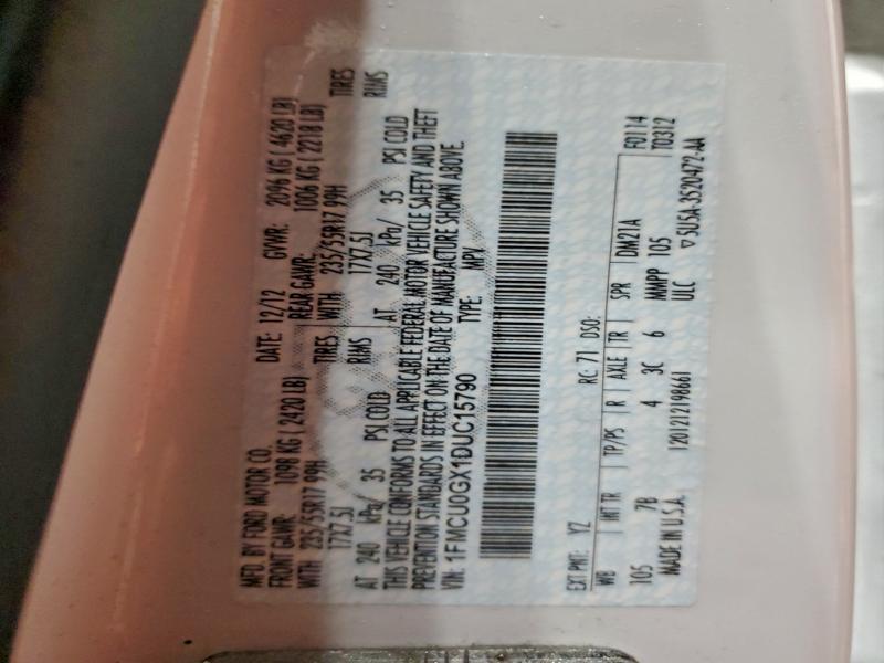 2013 FORD ESCAPE #3304718937