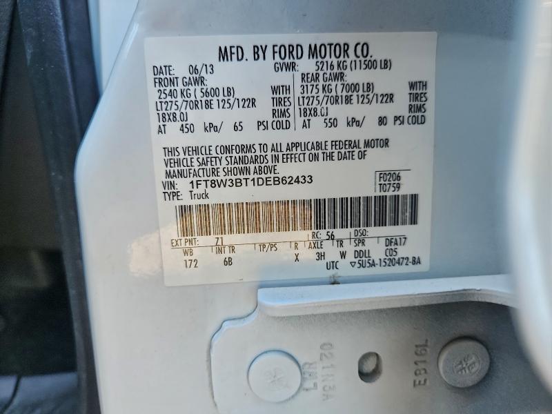 2013 FORD F350 SUPER #3305579106