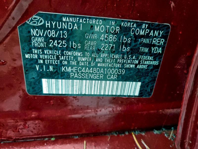 2013 HYUNDAI SONATA HYB #3305640772
