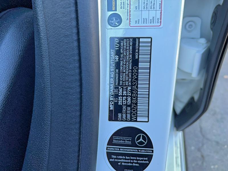 2018 MERCEDES-BENZ E 63 AMG-S #3302631080