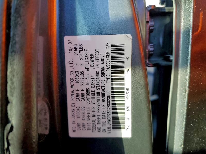 2008 HONDA ACCORD LX #3305362312