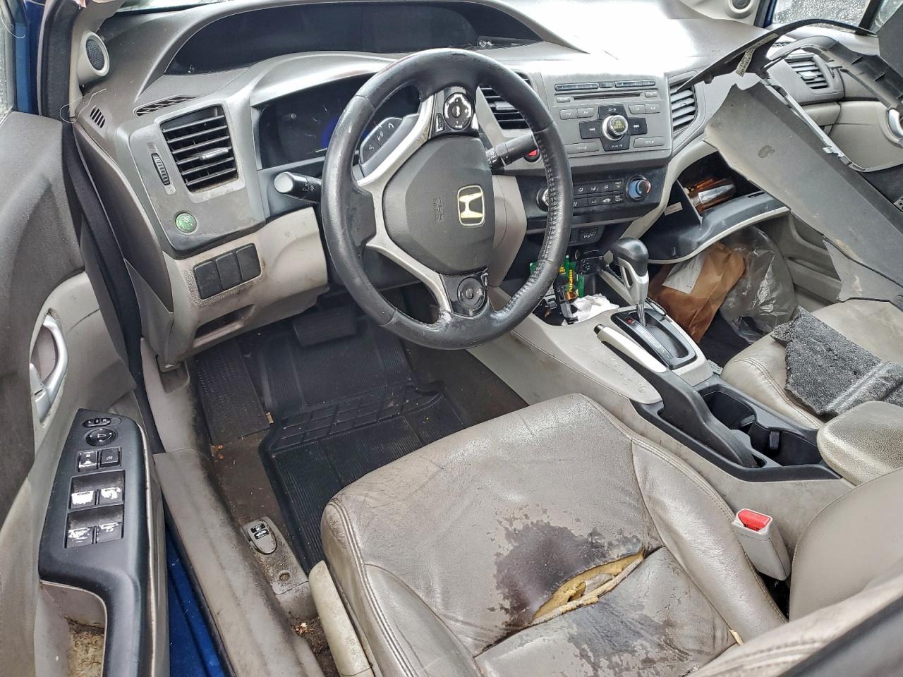 Lot #3315966081 2012 HONDA CIVIC EXL