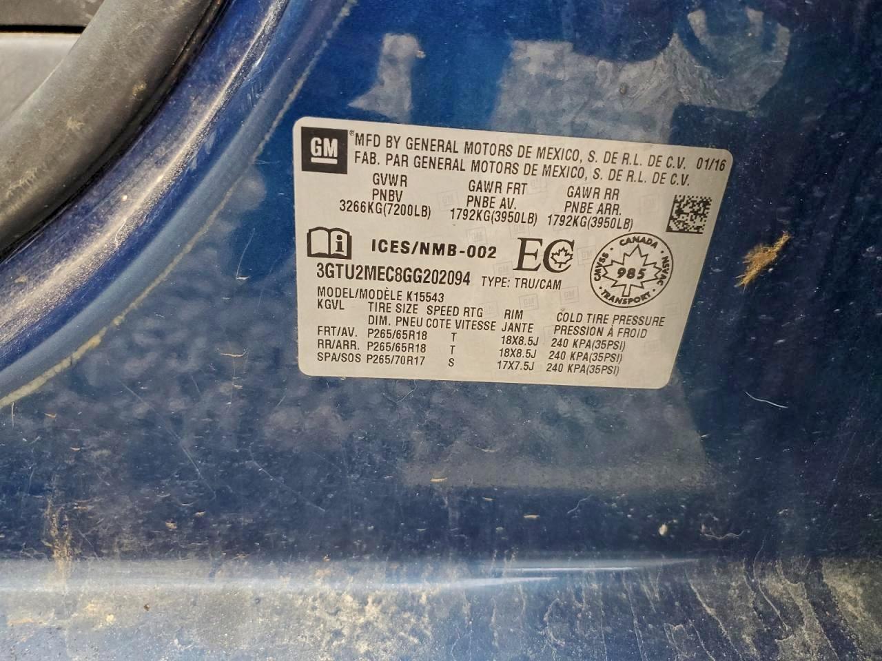 GMC SIERRA K1500 SLE