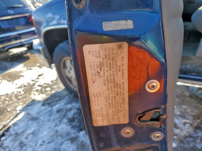 1995 CHEVROLET GMT-400 K1 #3316716467