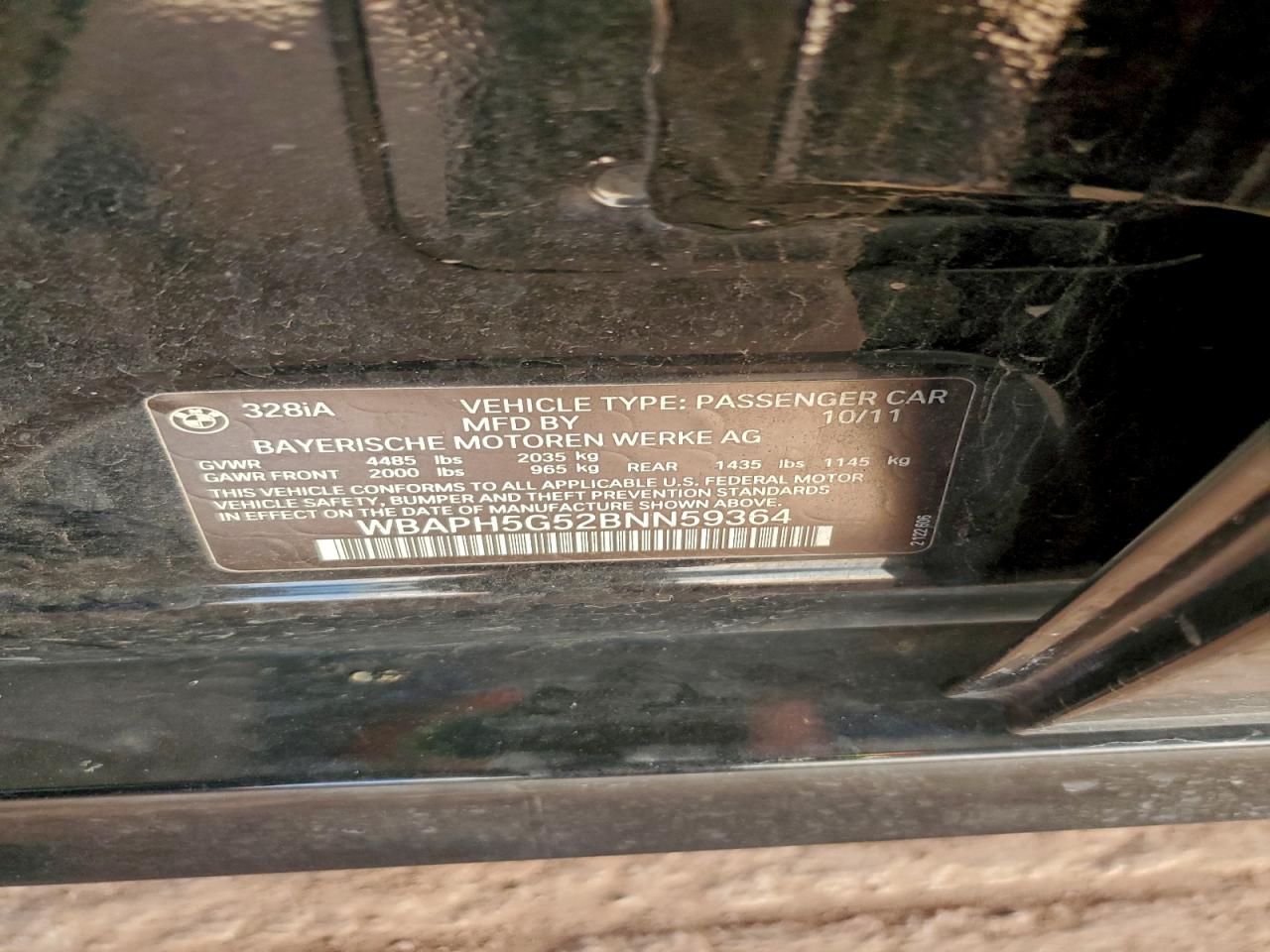 BMW 3 SERIES I SULEV