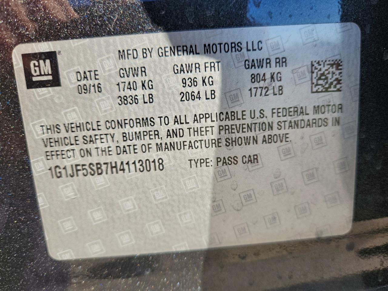 CHEVROLET SONIC PREMIER