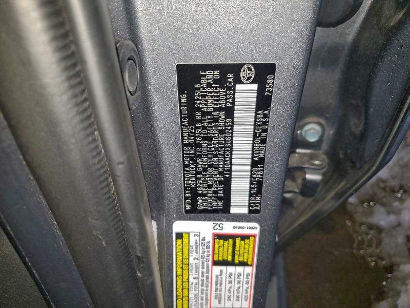 2025 TOYOTA CAMRY XSE #3312454669