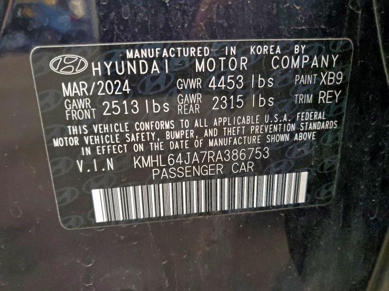 2024 HYUNDAI SONATA SEL #3305313312