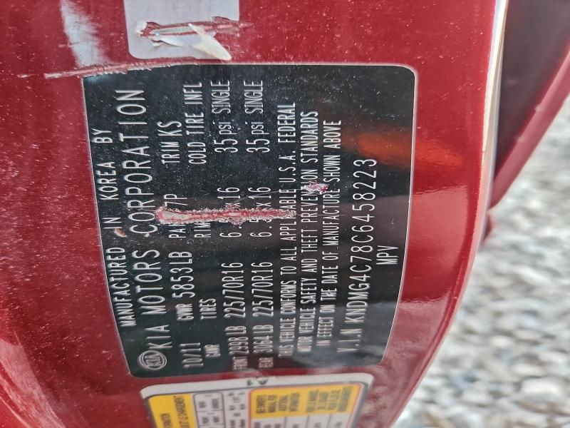 2012 KIA SEDONA LX #3304948957