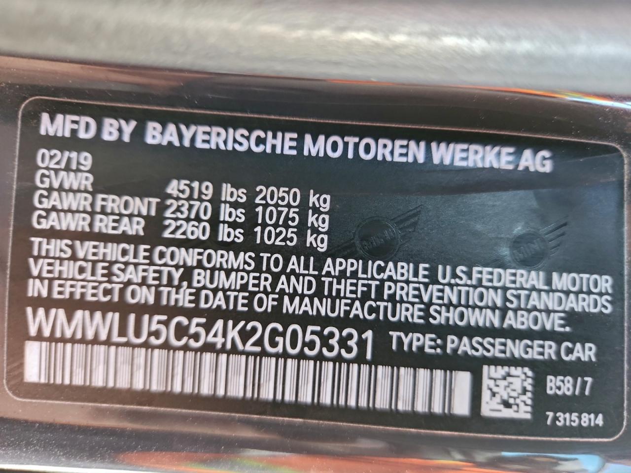 MINI COOPER S CLUBMAN ALL4