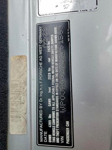 1988 PORSCHE 928 S-4 #3304516511