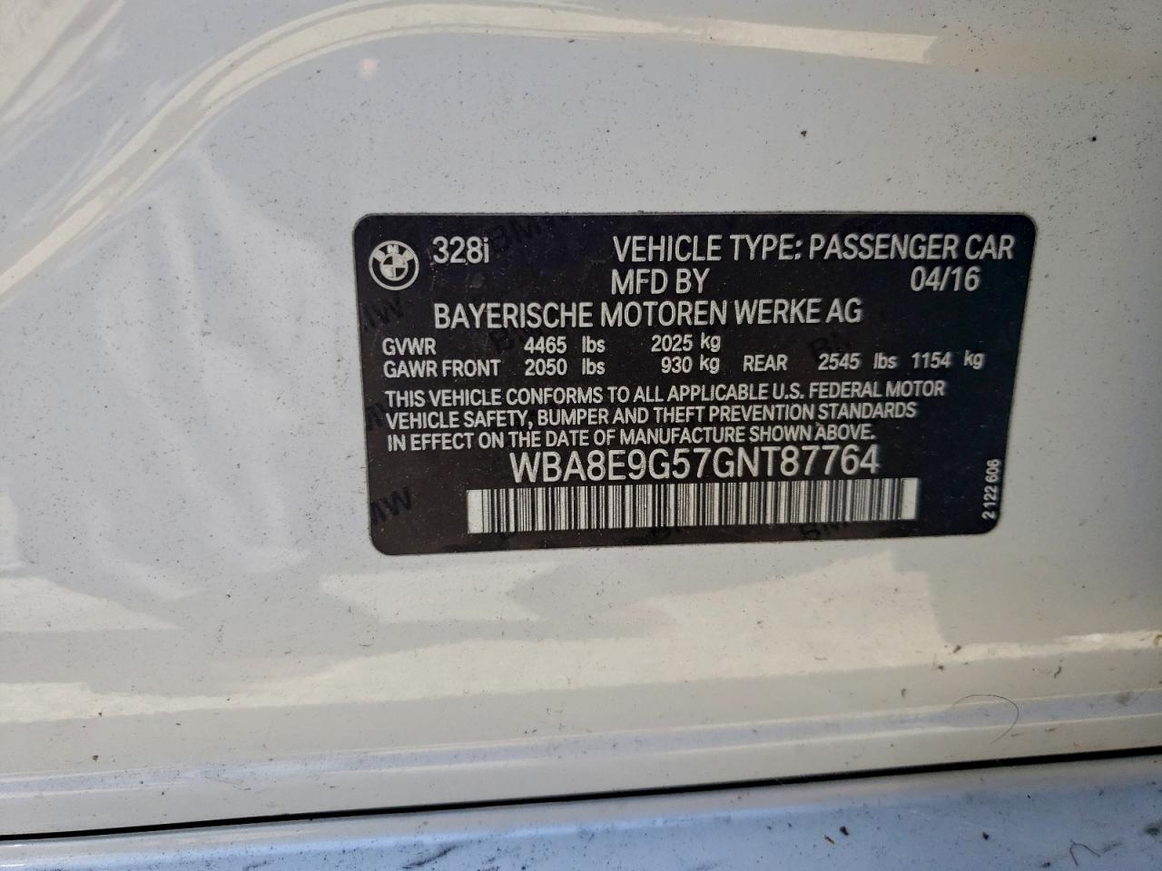 BMW 3 SERIES I SULEV