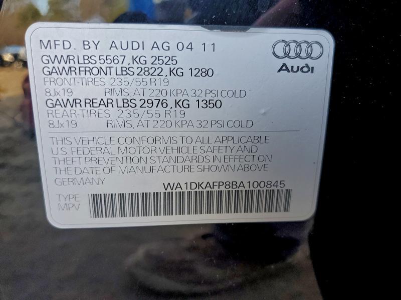 2011 AUDI Q5 PREMIUM #3304589437