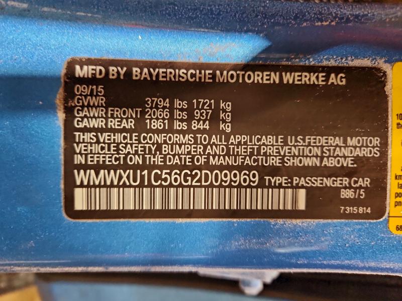 2016 MINI COOPER #3315575779