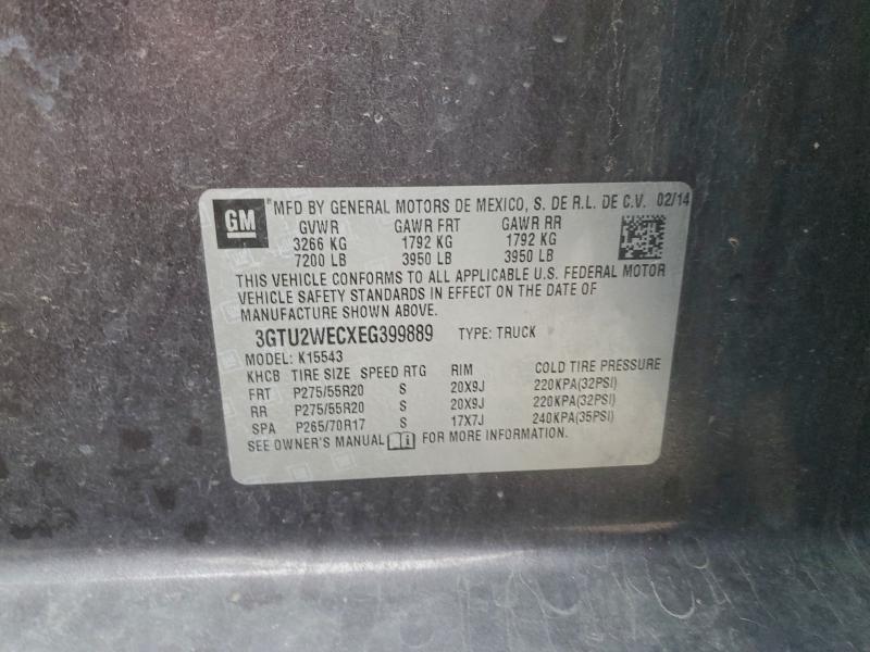 2014 GMC SIERRA K15 #3304935561