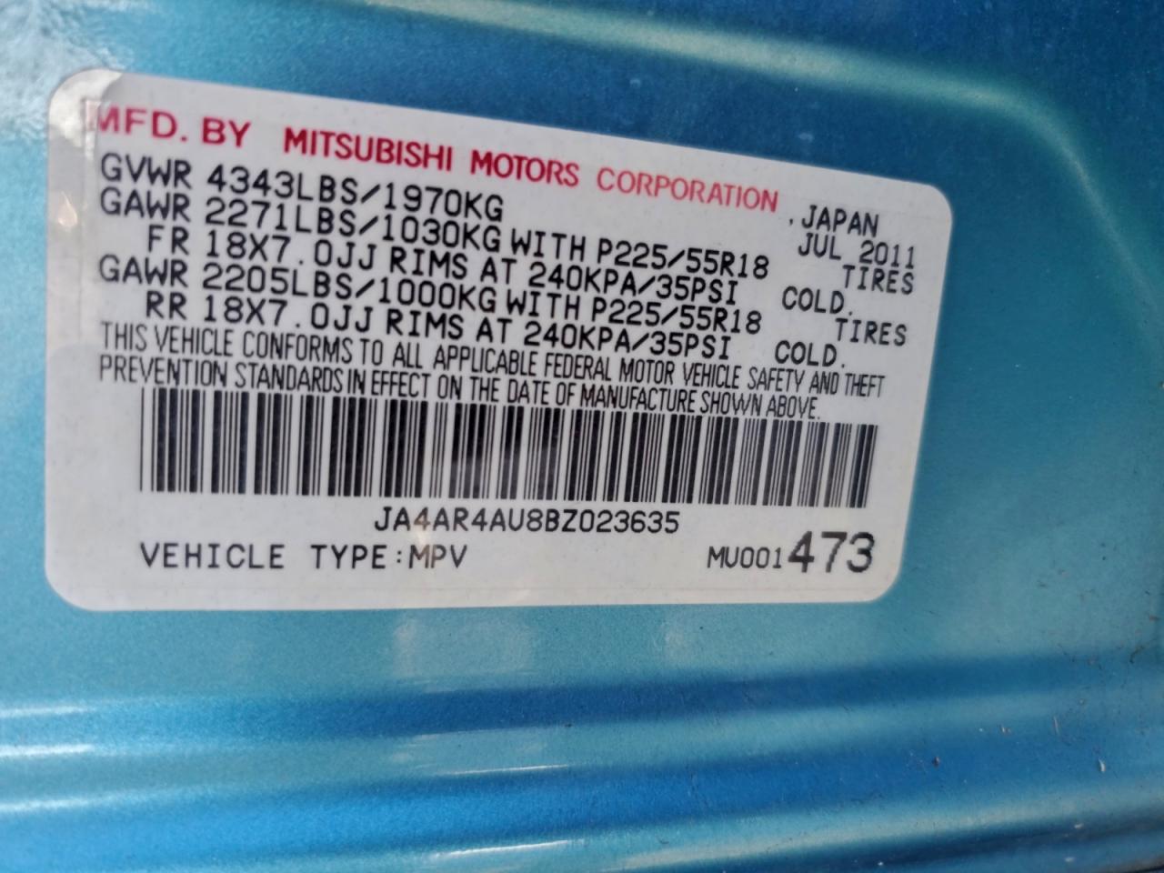 MITSUBISHI OUTLANDER SE