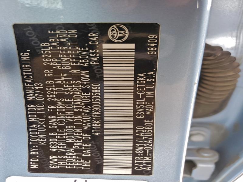 2013 TOYOTA CAMRY SE #3304022605