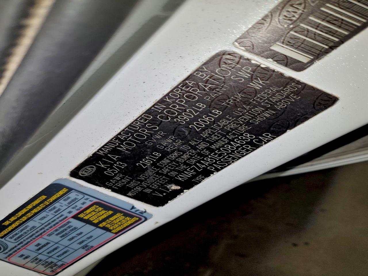 Lot #3310393954 2014 KIA FORTE EX